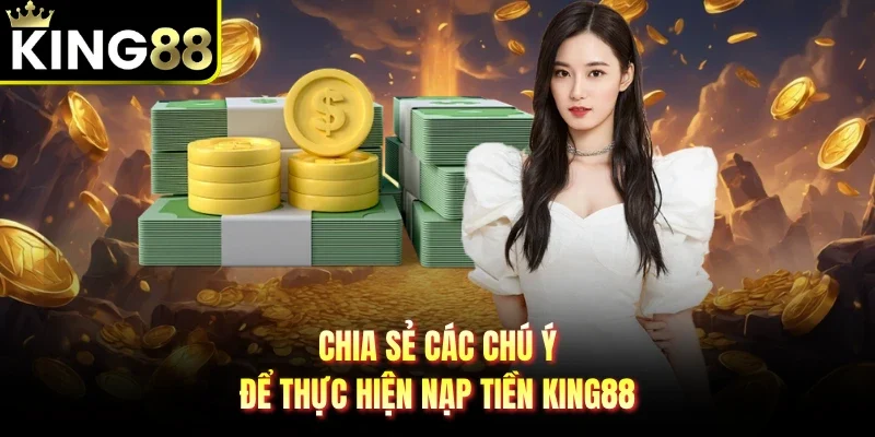 Chia sẻ các chú ý để thực hiện nạp tiền King88