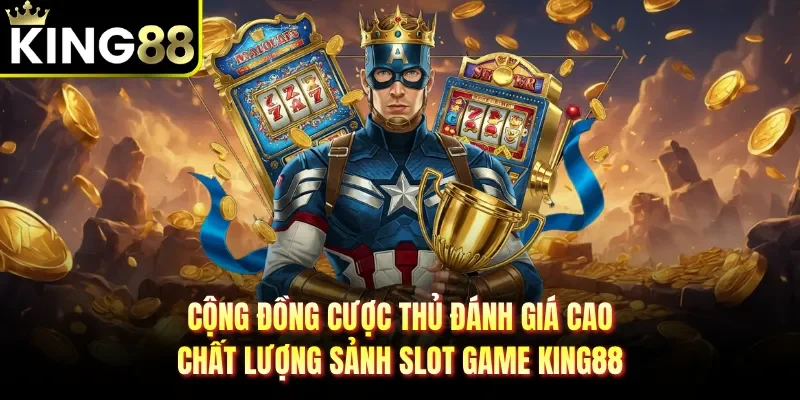 Cộng đồng cược thủ đánh giá cao chất lượng sảnh Slot game KING88