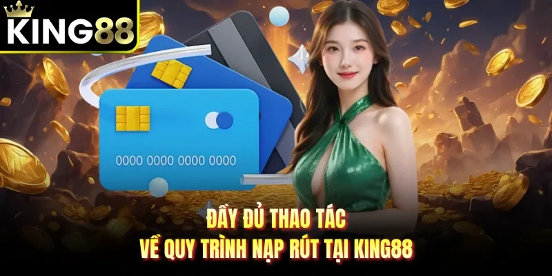 Đầy đủ thao tác về quy trình nạp rút tại King88