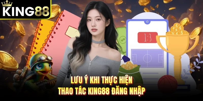 Lưu ý khi thực hiện thao tác King88 đăng nhập