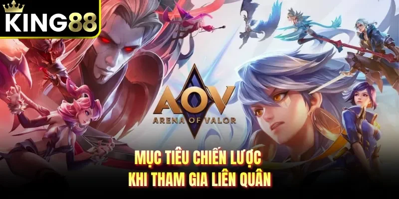 Mục tiêu chiến lược khi tham gia liên quân